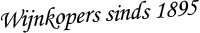 Wijnkopers sinds 1895